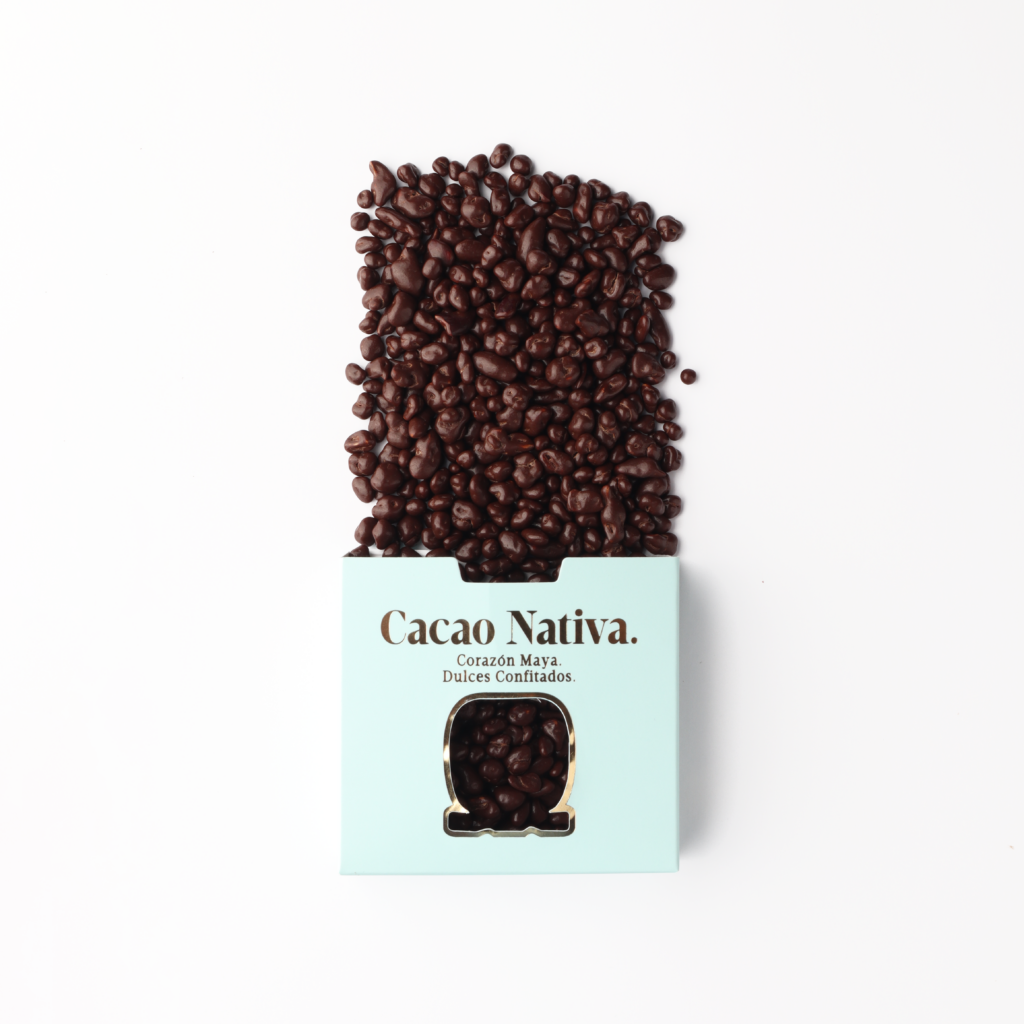 Caja de Cacao Troceado Confitado