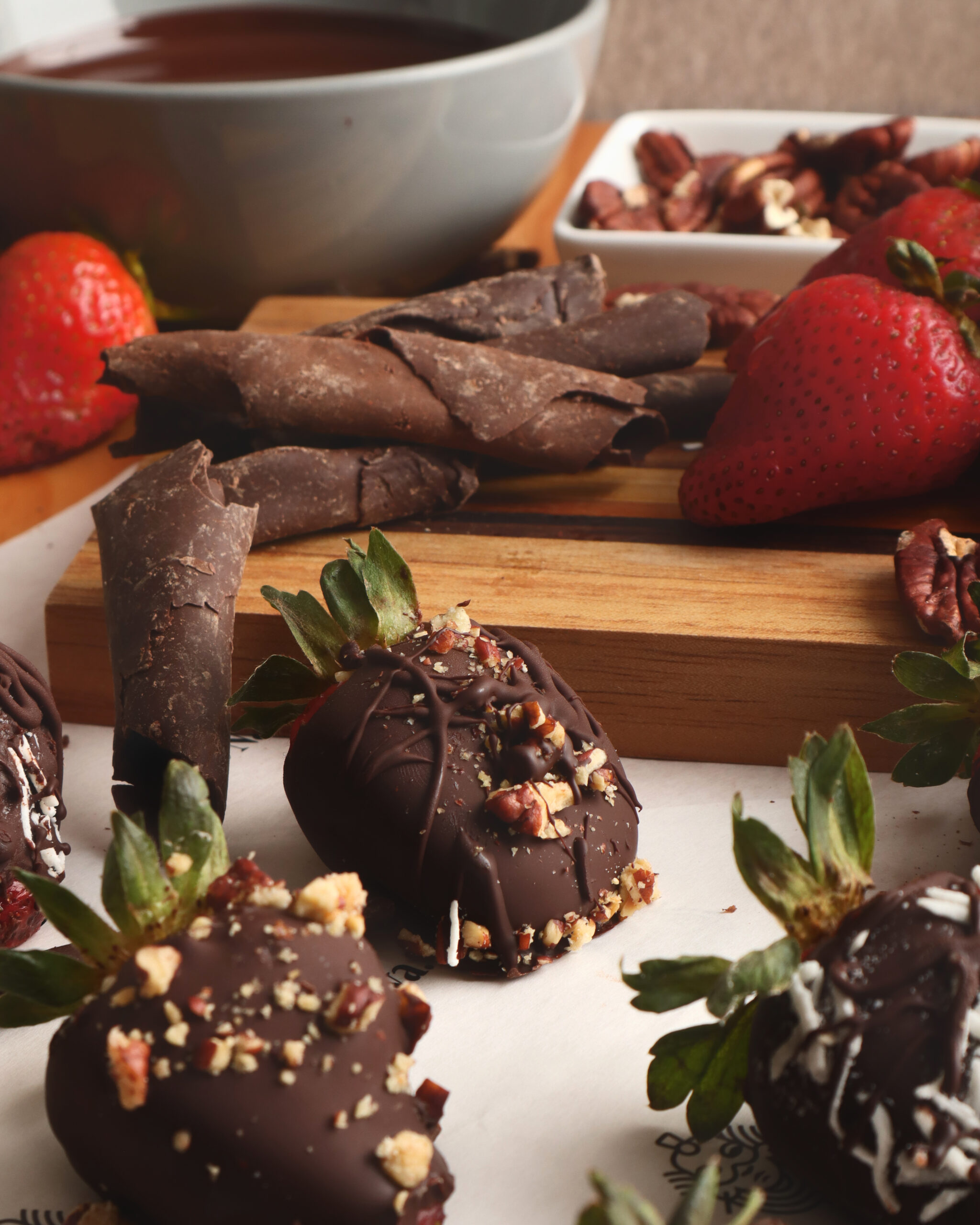 Fresas con chocolate